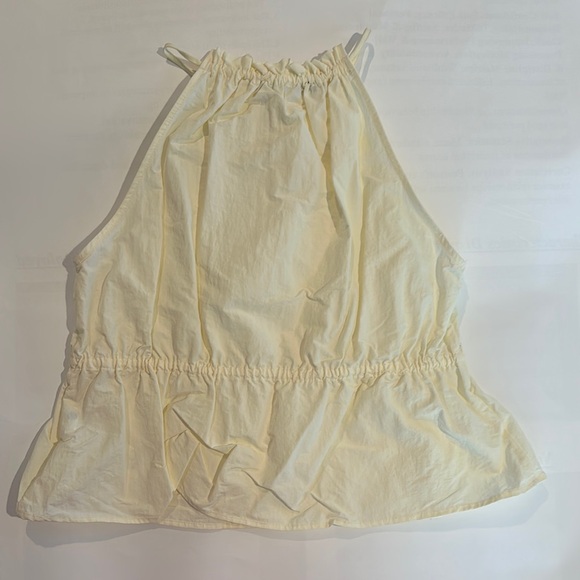 Zara Cream Ruffled Halter Top - Picture 3 of 3